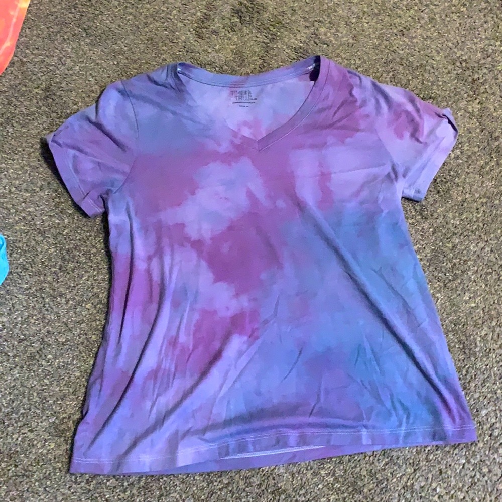 Women’s large tye dye shirt. Brand new never worn, dyed a few years ago.
